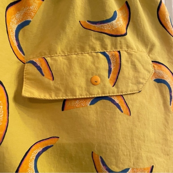 Patagonia Men's Baggies Longs 7” Shorts Melons Surfboard Yellow XL - Picture 4 of 11